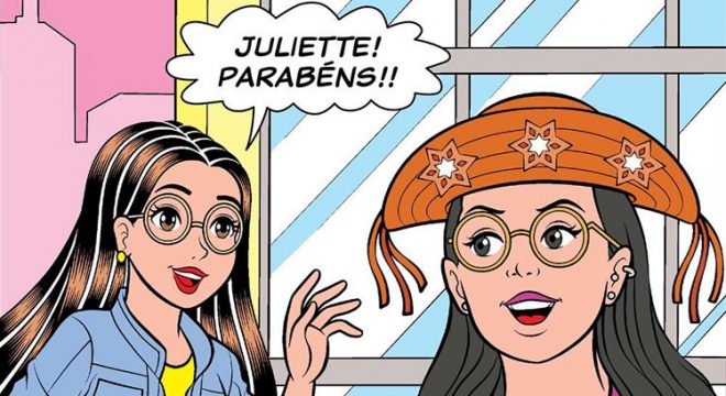 Juliette ganha homenagem de Mauricio de Sousa e vira personagem em quadrinho