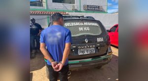 Polícia Civil de Icó prende foragido da justiça de Goiânia, em Goiás