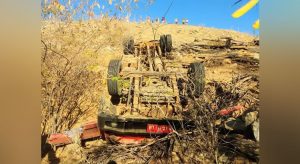 Caminhão carregado de ovelhas capota e mata duas pessoas em Quiterianópolis