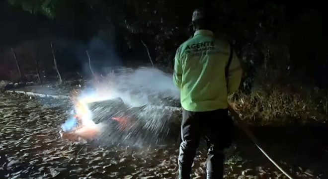 Mais de 30 fogueiras são apagadas pela fiscalização de Barbalha na noite de São Pedro