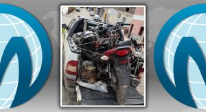 PM de Nova Olinda recupera moto roubada e descobre desmanche de veículos