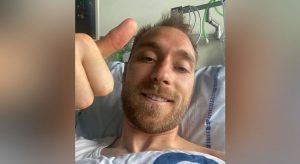 Eriksen é operado com sucesso e tem alta de hospital