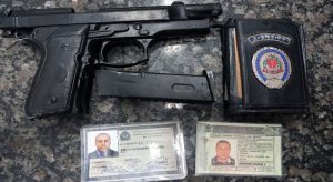 Preso no Cariri falso Tenente da PM de São Paulo com simulacro de pistola
