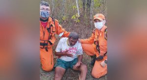 Idoso desaparecido há três dias é resgatado por bombeiros em área de mata na zona rural de Cariré