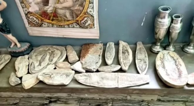 68 fósseis roubados do Cariri são encontrados com padre investigado por roubo de artigos religiosos no RN
