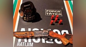 Jovem foge da PM em Missão Velha e deixa para trás sua espingarda