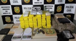 Polícia Civil "estoura" depósito de drogas em Juazeiro com muita maconha, cocaína e crack
