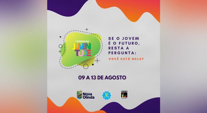 1ª Semana da Juventude de Nova Olinda começa nesta segunda-feira, 09