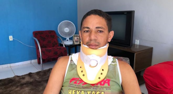 Pedreiro de Barbalha fratura a cervical em queda e pede doações para manter a família