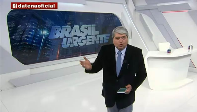 Apoiadores de Bolsonaro chamam Band de ‘lixo’ e Datena se revolta
