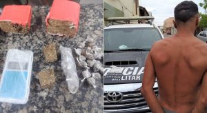“Zói” foge do RAIO em Crato e abandona drogas e outro preso em Mauriti com cocaína