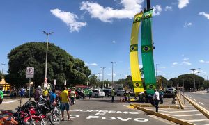 Juazeiro do Norte: Apoiadores de Bolsonaro iniciam preparação para ato desta terça-feira, 7