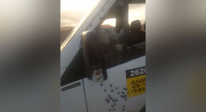 Motorista de van é executado durante transporte de passageiros em Aiuaba