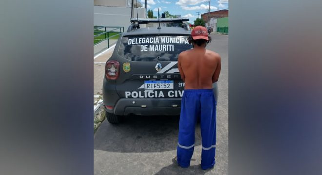 Preso em Mauriti acusado de matar outro após discussão face o fim de uma sociedade