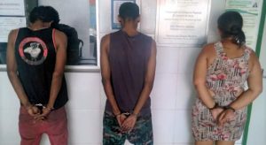 Presos em Juazeiro três moradores de rua assaltando com uma faca