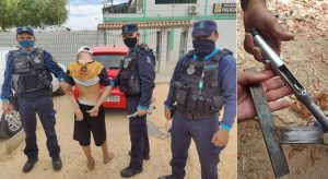 Polícia Militar apreende menor de 15 anos que ameaçava tio com revólver em Icó