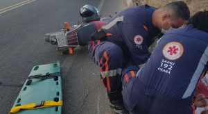 Três acidentes no Cariri deixam cinco feridos em Lavras da Mangabeira e Várzea Alegre