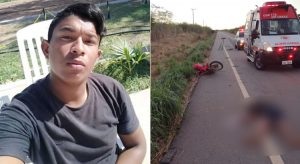 Motoqueiro morre atropelado por caminhão em Araripe e garupeiro socorrido em estado grave