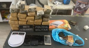 PM prende três jovens em Juazeiro e cerca de 20 Kg de maconha na tarde desta quinta-feira