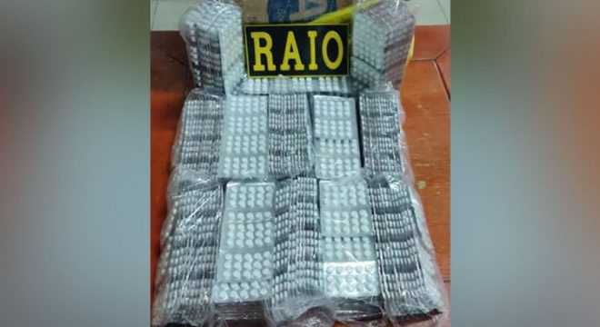 Mais de 11 mil comprimidos de rebite são apreendidos em restaurante em Caucaia