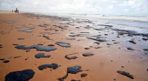 Manchas de óleo que atingiram litoral cearense foram lançadas por navio grego, conclui PF