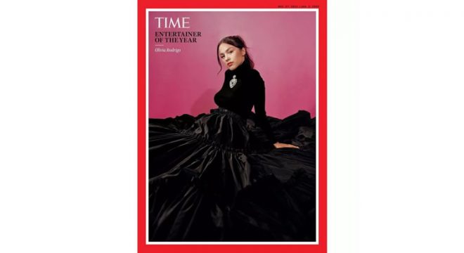 Olivia Rodrigo é eleita artista do ano pela revista Time