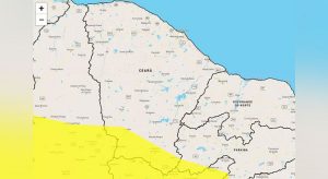 Ceará deve ter dia chuvas intensas e ventos fortes, diz Inmet