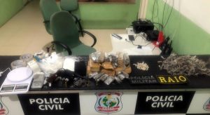 “Rafa do Morro” é preso em Brejo Santo com muita droga e arma de fogo