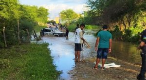 Viatura de Campos Sales quase é arrastada pelas águas de chuva