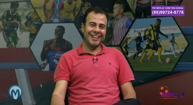 Fabiano Rodrigues vai ao Replay participa de homenagem a Carlos Alberto Miranda e comenta situação de Icasa e Crato no estadual