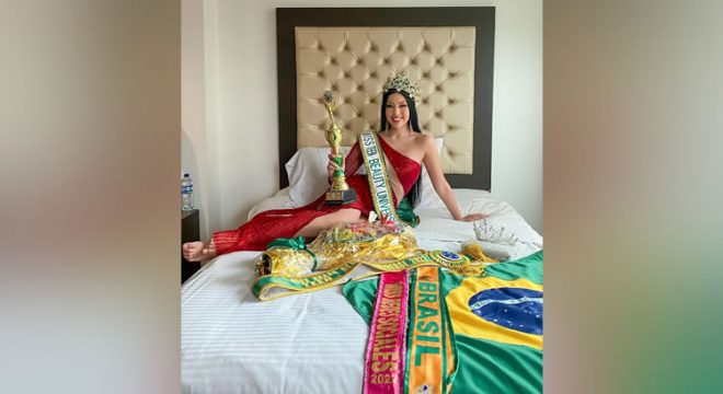 Natural de Crato, estudante de moda é eleita Miss Teen Universe