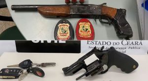 Polícia Civil apreende armas de fogo em Aurora e Juazeiro do Norte