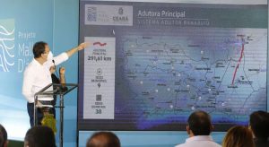 Camilo Santana autoriza ordem de serviço para obras de projeto que vai levar água para cidades do interior do Ceará