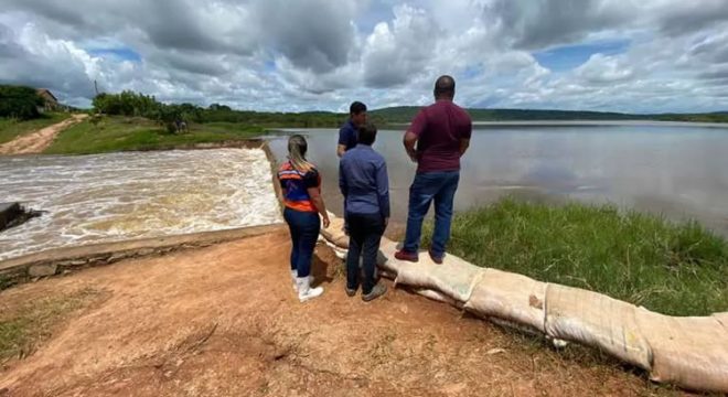 Defesa Civil faz vistoria em barragens e açudes no interior do Ceará após fortes chuvas
