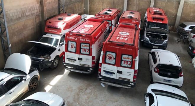 Paradas em oficinas de Juazeiro, ambulâncias do Samu somam mais de meio milhão em dívidas