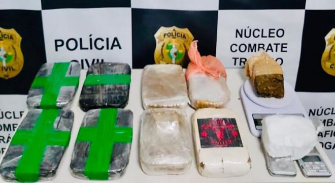 Polícia Civil apreende em Barbalha boa quantidade de cocaína, crack e maconha