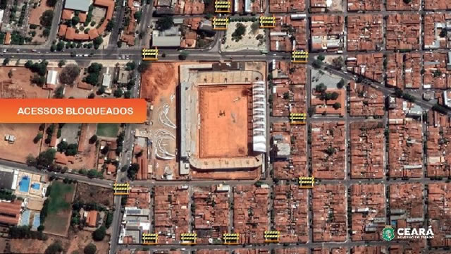 Demutran de Juazeiro do Norte faz interdições para inauguração da Arena Romeirão