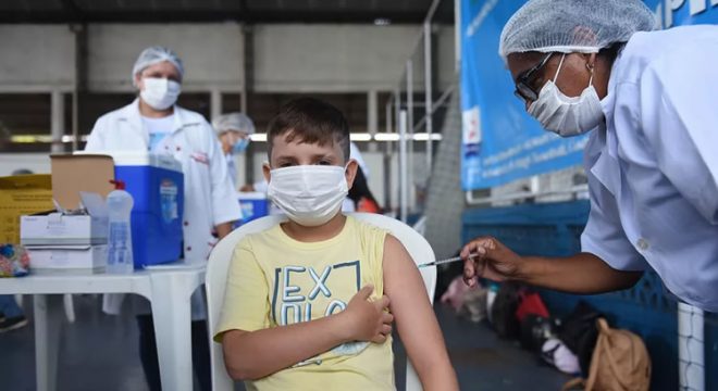 Ceará alcança marca de 500 mil crianças vacinadas contra Covid-19