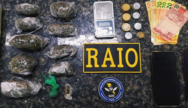 Equipes do RAIO apreenderam mais drogas em Crato, Barbalha, Lavras e Várzea Alegre