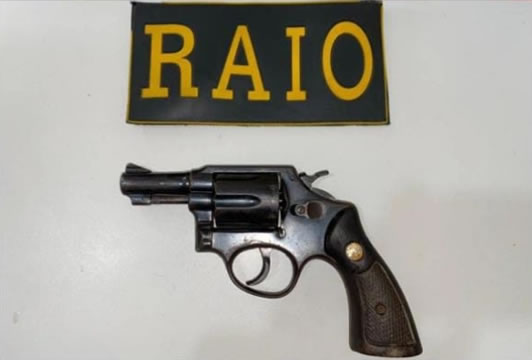 Raio apreende revólver na zona rural de Icó