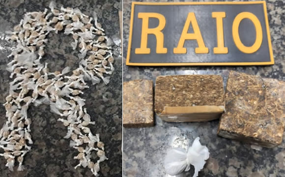 RAIO prende quatro em Crato vendendo crack e maconha