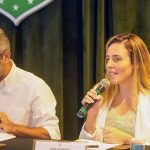 Elmano Freitas e Jade Romero