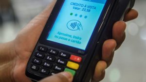 Máquina de cartão crédito e débito