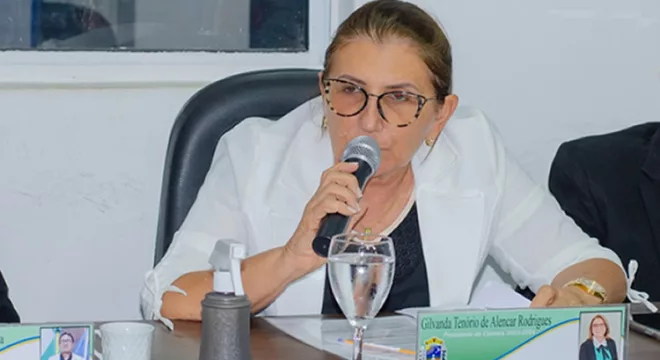 Vanda Tenório, presidenta da Câmara de Potengi