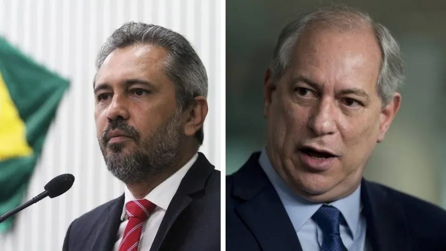 Elmano de Freitas (PT) e Ciro Gomes (PSDB).