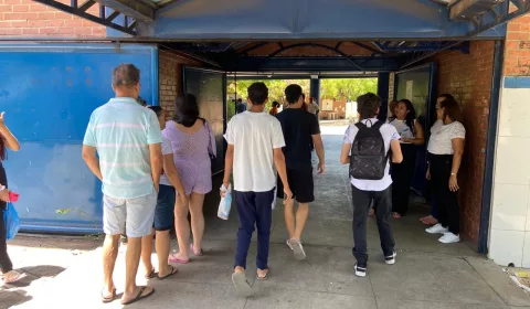 Colégio da PMCE foi um dos locais de prova do Enem 2024