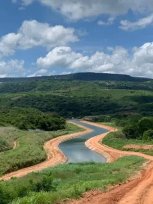 Obra do Cinturão das Águas do Ceará