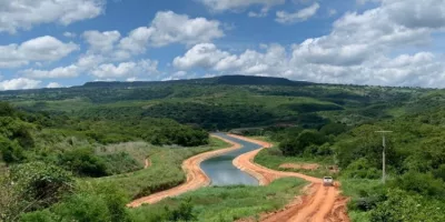 Obra do Cinturão das Águas do Ceará