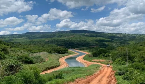 Obra do Cinturão das Águas do Ceará