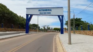 Entrada da cidade de Altaneira-CE.